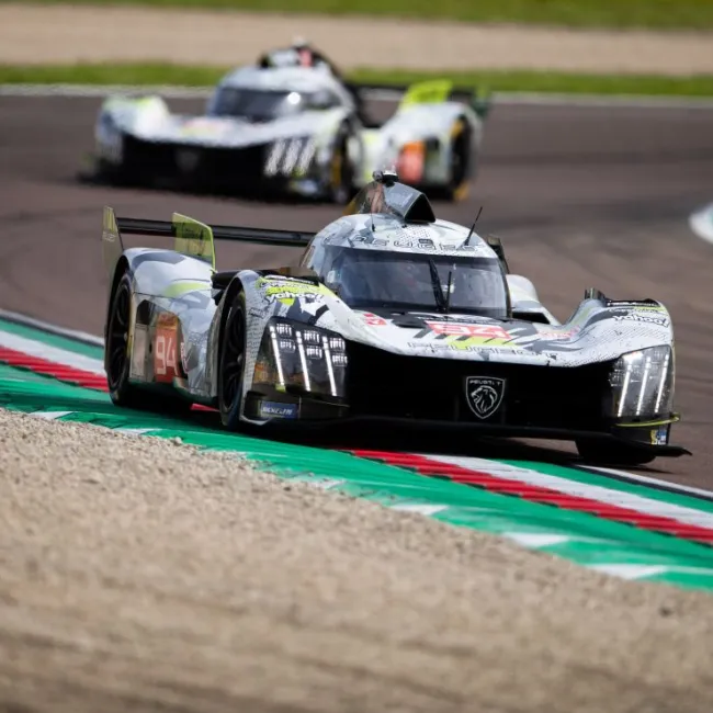 Team Peugeot TotalEnergies Pushes Through Adversity for a Top-10 Finish at 6 Hours of Imola
