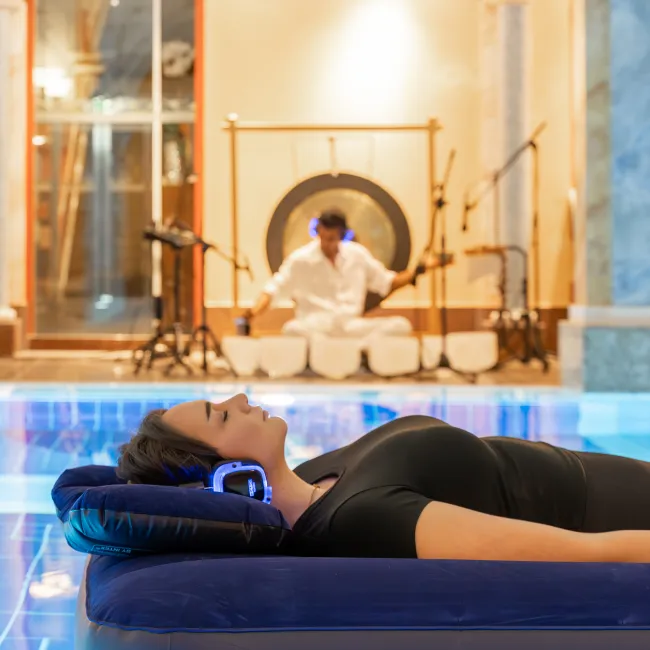 A Deep Dive into Relaxation: Sound and Touch Therapy Await at Grand Resort Bad Ragaz