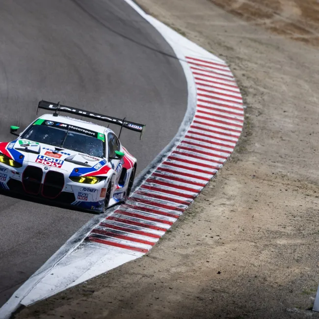 BMW M Hybrid V8 Thrills at Laguna Seca with Pole and Podium Performance