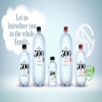 SUSTAINABLE NATURAL MINERAL WATER 100% RECYCLED PET