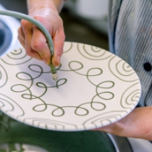 With a Perfect Swirl: The Art of Flammen Pottery