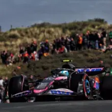 Alpine Faces Challenges on Day 1 of the Dutch Grand Prix