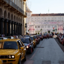 130 Lancia Deltas in Turin with Miki Biasion