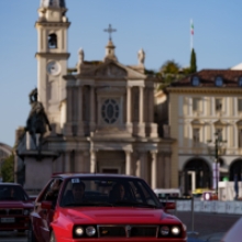 130 Lancia Deltas in Turin with Miki Biasion