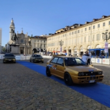 130 Lancia Deltas in Turin with Miki Biasion