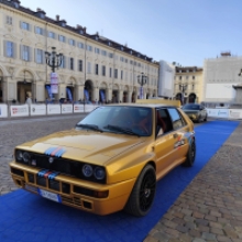 130 Lancia Deltas in Turin with Miki Biasion