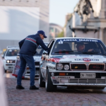 130 Lancia Deltas in Turin with Miki Biasion