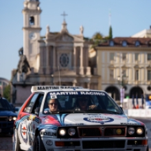 130 Lancia Deltas in Turin with Miki Biasion