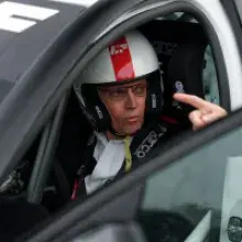 Carlos Tavares Drives the New Lancia Ypsilon Rally4 HF at Balocco