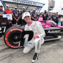 Kirkwood Captures Nashville Pole for Honda; Palou to Start Last in INDYCAR Finale