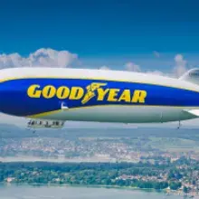 Goodyear Blimp Delights Le Mans Fans During 100th Anniversary Tour