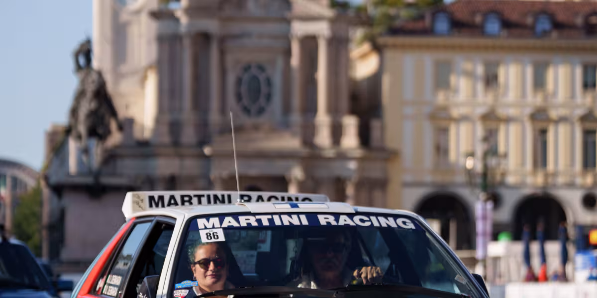 130 Lancia Deltas in Turin with Miki Biasion