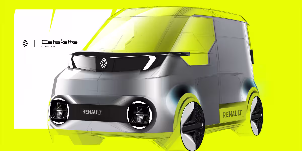Renault Unveils Estafette Concept: A Revolutionary Electric Van for Urban Professionals
