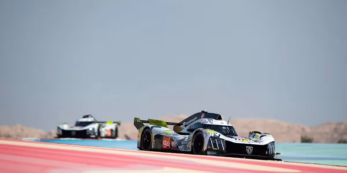 Team Peugeot TotalEnergies Celebrates a Podium Finish at the 8 Hours of Bahrain