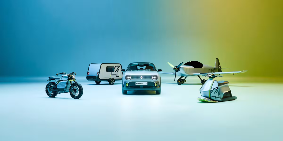 Renault 4 E-Tech Electric Reveal Electrifies with 4 Unique Collaborations