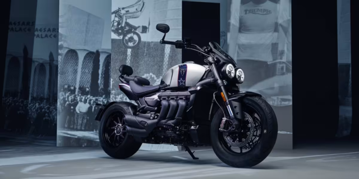 TRIUMPH UNVEILS TWO NEW ROCKET 3 EVEL KNIEVEL LIMITED EDITIONS