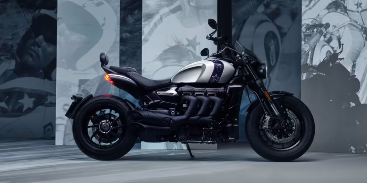 TRIUMPH UNVEILS TWO NEW ROCKET 3 EVEL KNIEVEL LIMITED EDITIONS
