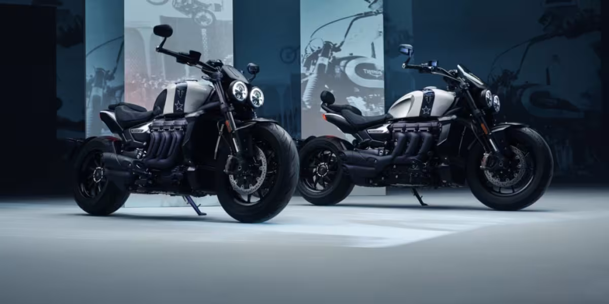 TRIUMPH UNVEILS TWO NEW ROCKET 3 EVEL KNIEVEL LIMITED EDITIONS