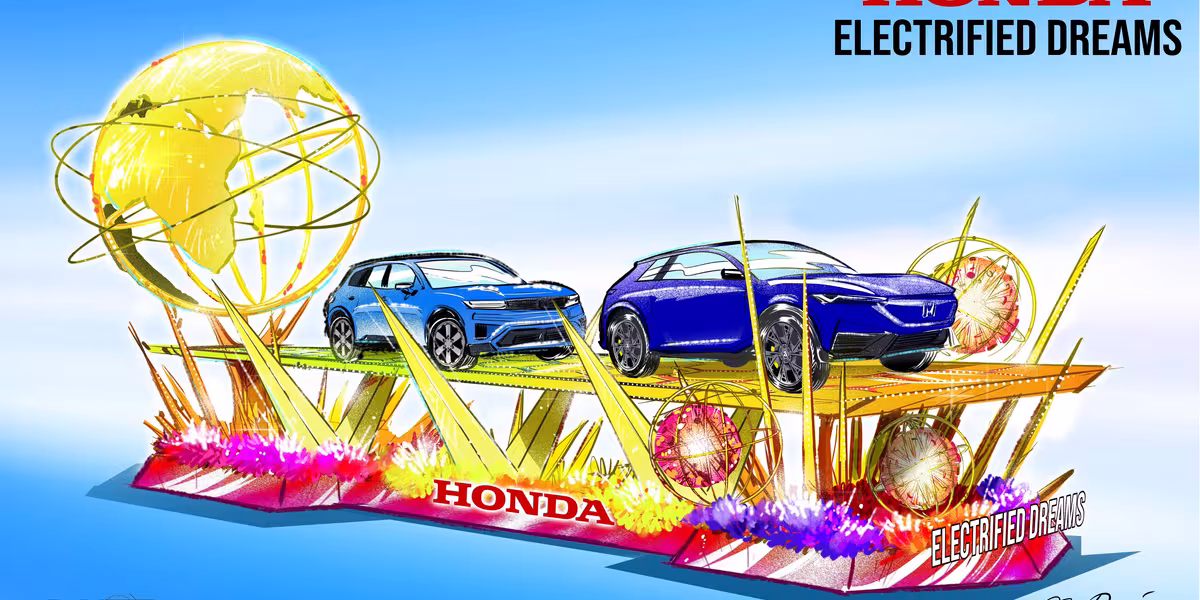 Honda Electrifies the 2025 Rose Parade