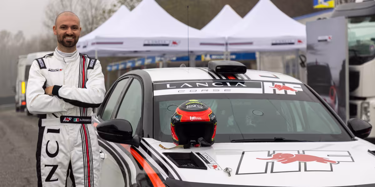The HF Look is Back in Style: The New Lancia and Sparco Co-branded Sportswear Line Introduced at the “Rally Racing Meeting”