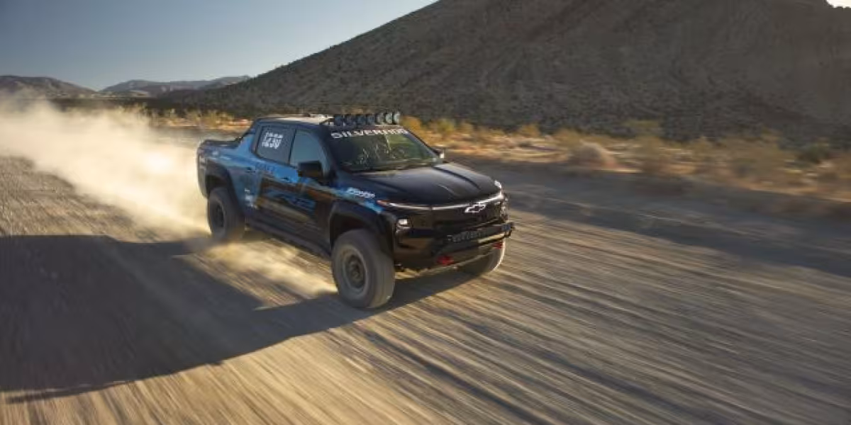 Chevy Silverado EV ZR2 Off-Road Race Truck Concept Tackles the Mint 400