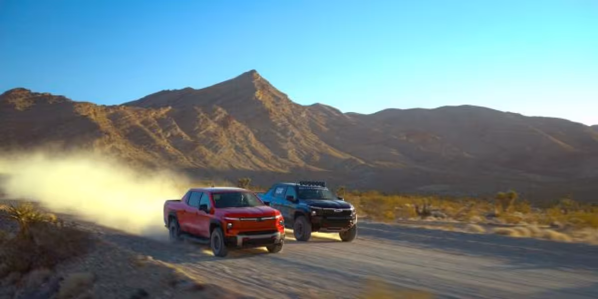 Chevy Silverado EV ZR2 Off-Road Race Truck Concept Tackles the Mint 400