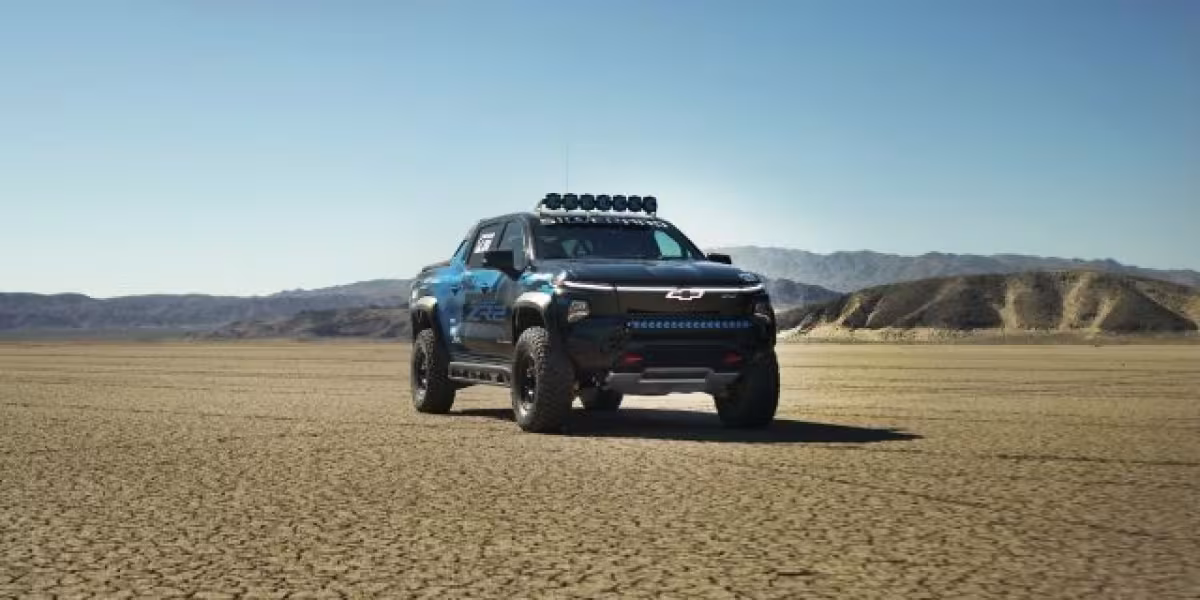 Chevy Silverado EV ZR2 Off-Road Race Truck Concept Tackles the Mint 400
