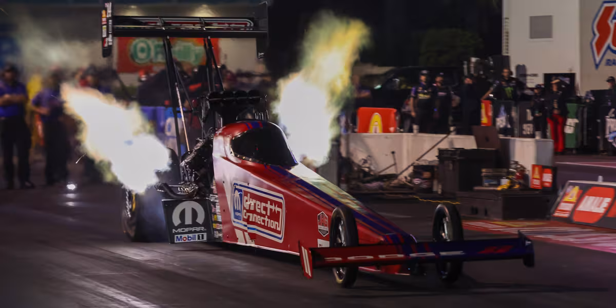 Tony Stewart Hits Las Vegas Jackpot, Makes Racing History Scoring First NHRA Top Fuel Win in TSR Dodge//SRT Dragster