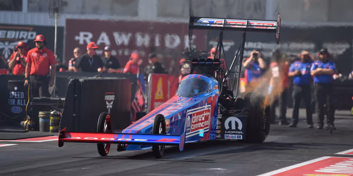 Tony Stewart Hits Las Vegas Jackpot, Makes Racing History Scoring First NHRA Top Fuel Win in TSR Dodge//SRT Dragster