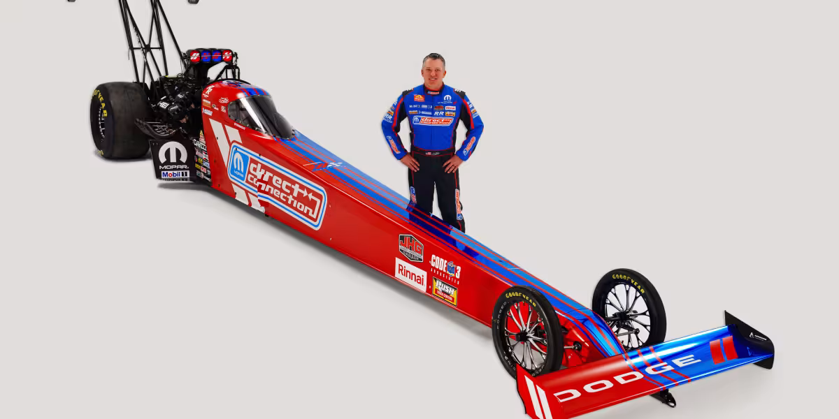 Tony Stewart Hits Las Vegas Jackpot, Makes Racing History Scoring First NHRA Top Fuel Win in TSR Dodge//SRT Dragster