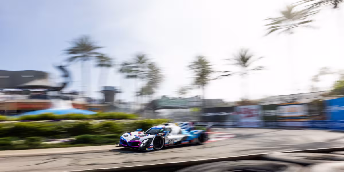 BMW M Hybrid V8 Secures Pole Hat-Trick and First Podium Finish of IMSA Season in Long Beach