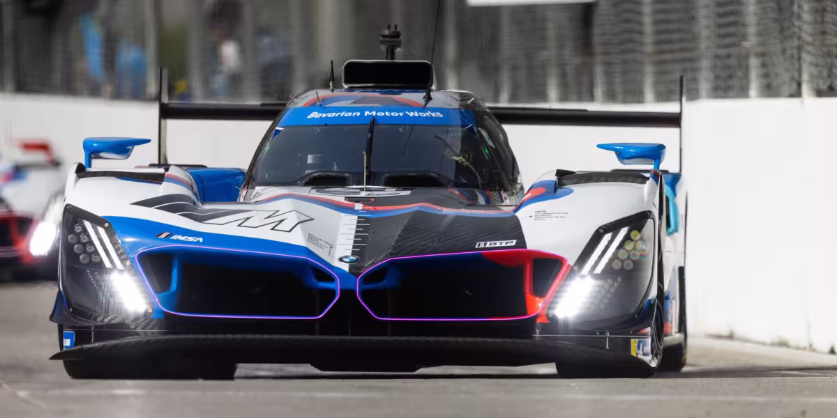 BMW M Hybrid V8 Secures Pole Hat-Trick and First Podium Finish of IMSA Season in Long Beach