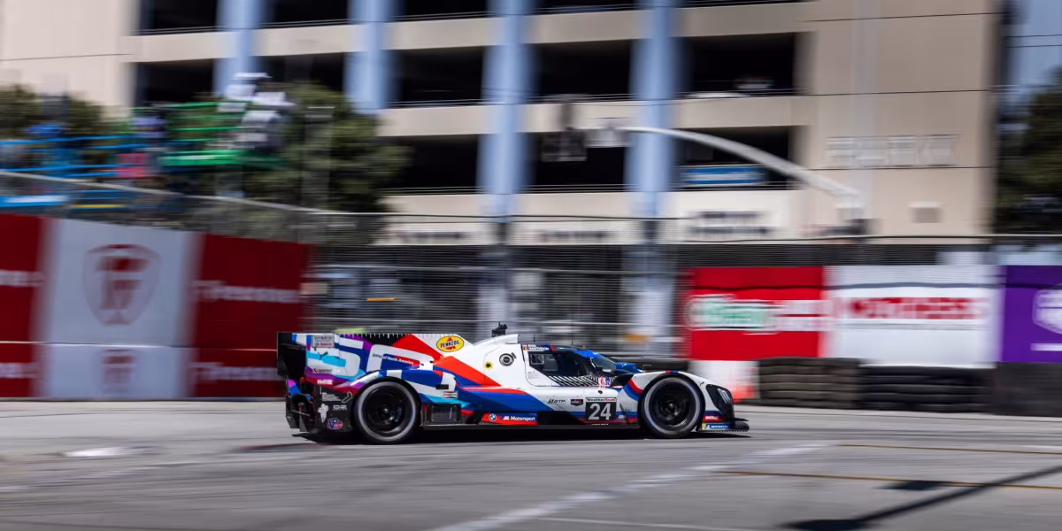 BMW M Hybrid V8 Secures Pole Hat-Trick and First Podium Finish of IMSA Season in Long Beach