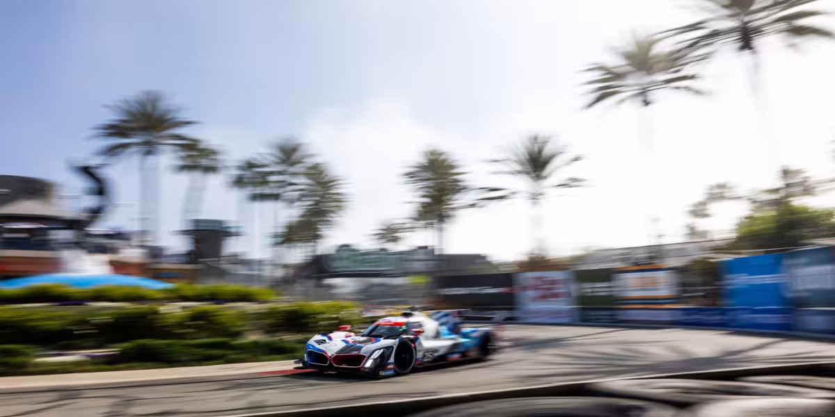 BMW M Hybrid V8 Secures Pole Hat-Trick and First Podium Finish of IMSA Season in Long Beach