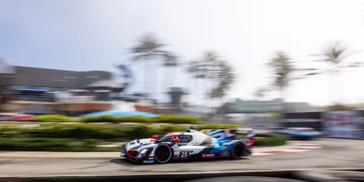 BMW M Hybrid V8 Secures Pole Hat-Trick and First Podium Finish of IMSA Season in Long Beach