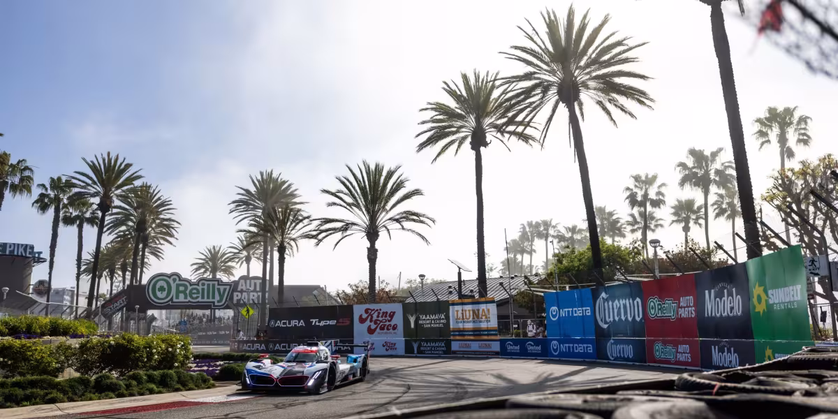 BMW M Hybrid V8 Secures Pole Hat-Trick and First Podium Finish of IMSA Season in Long Beach