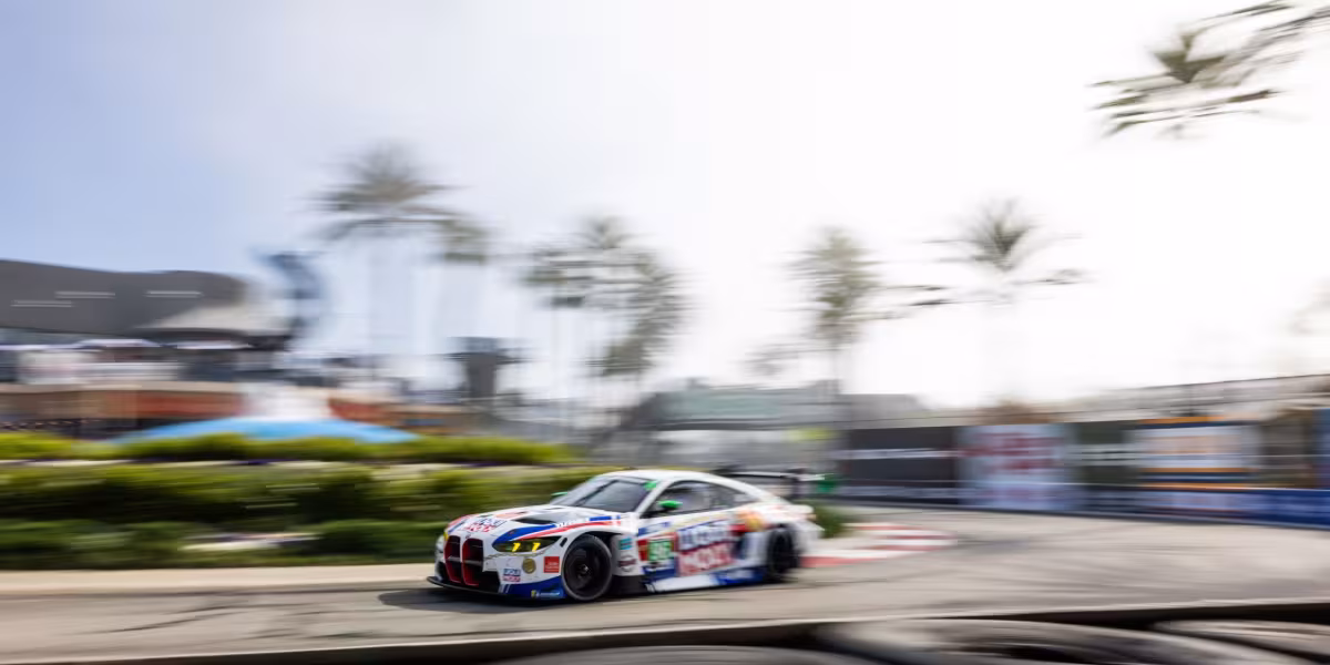 BMW M Hybrid V8 Secures Pole Hat-Trick and First Podium Finish of IMSA Season in Long Beach