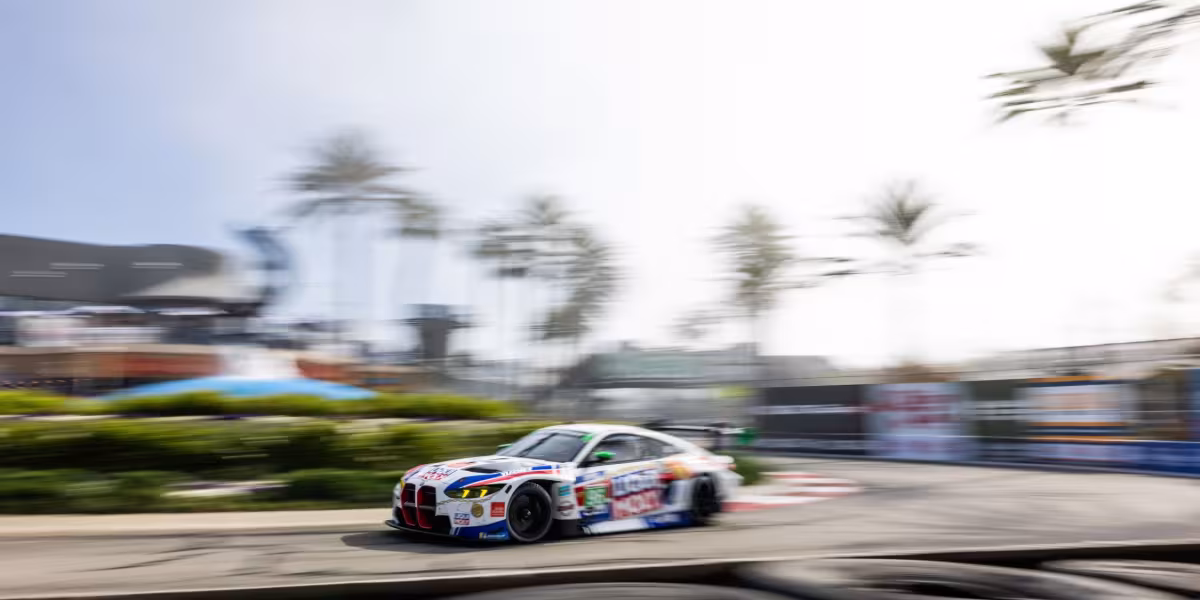 BMW M Hybrid V8 Secures Pole Hat-Trick and First Podium Finish of IMSA Season in Long Beach