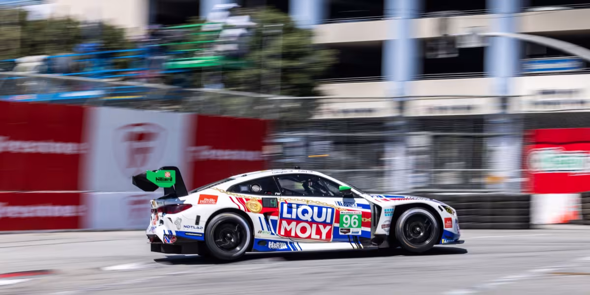 BMW M Hybrid V8 Secures Pole Hat-Trick and First Podium Finish of IMSA Season in Long Beach
