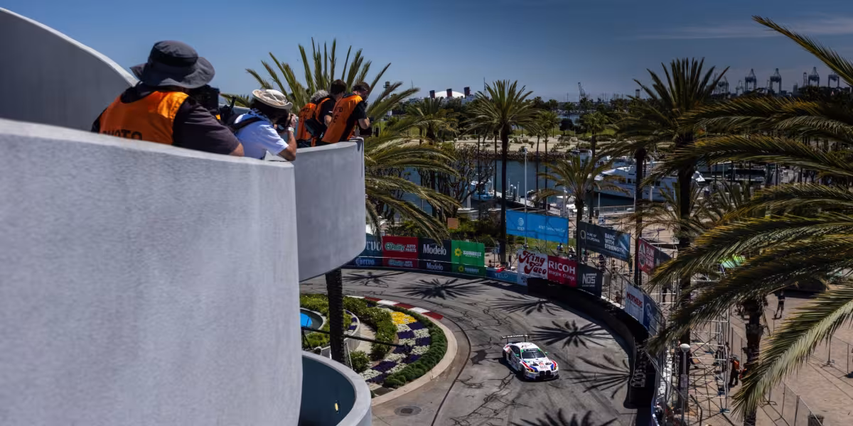 BMW M Hybrid V8 Secures Pole Hat-Trick and First Podium Finish of IMSA Season in Long Beach