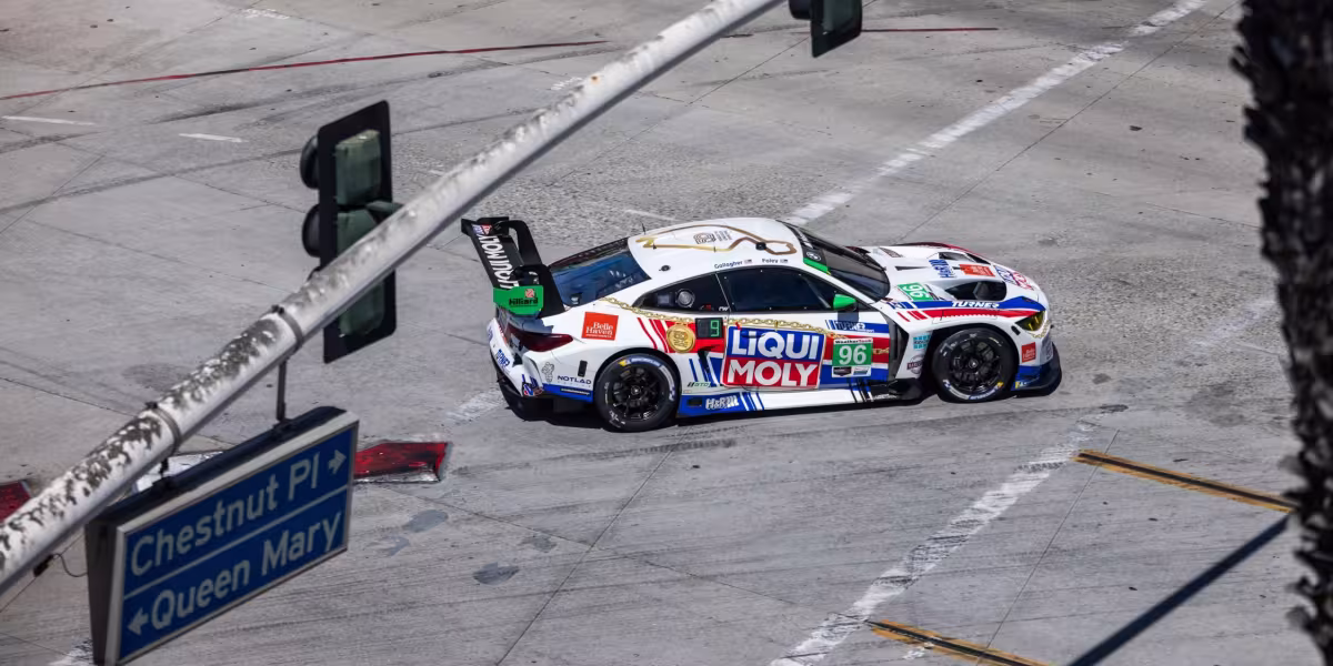 BMW M Hybrid V8 Secures Pole Hat-Trick and First Podium Finish of IMSA Season in Long Beach