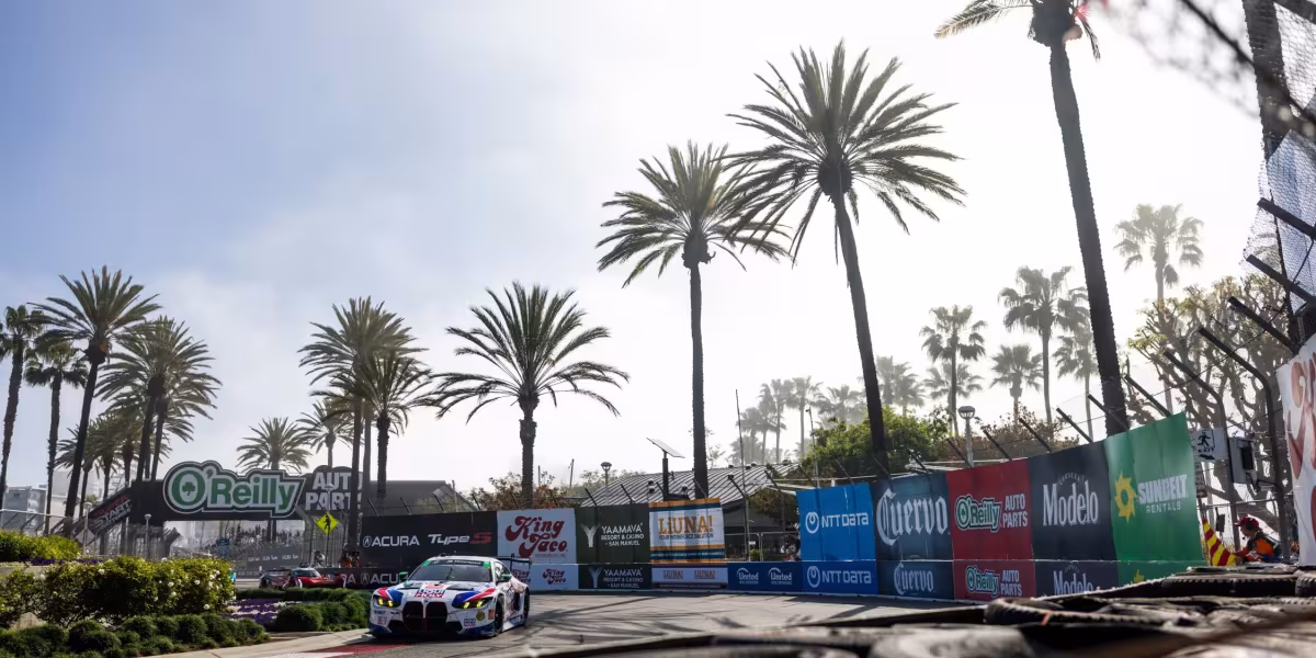 BMW M Hybrid V8 Secures Pole Hat-Trick and First Podium Finish of IMSA Season in Long Beach