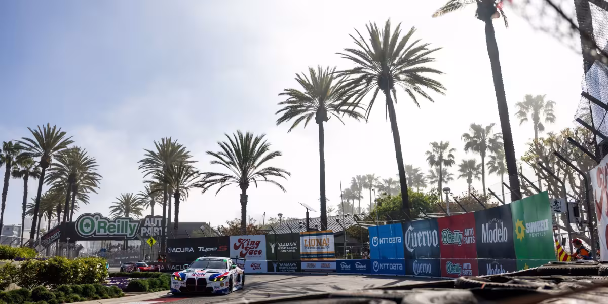 BMW M Hybrid V8 Secures Pole Hat-Trick and First Podium Finish of IMSA Season in Long Beach