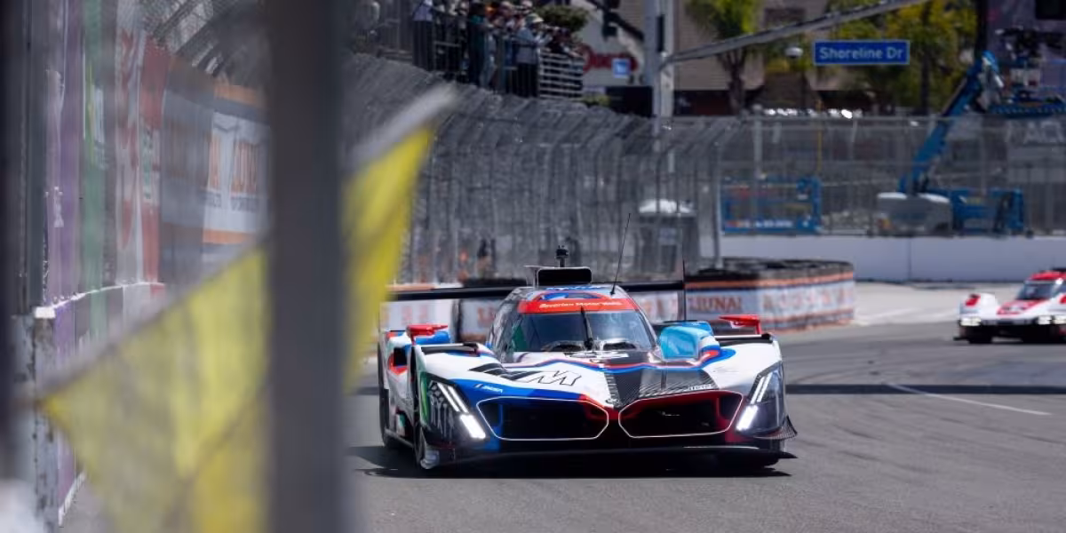 BMW M Hybrid V8 Secures Pole Hat-Trick and First Podium Finish of IMSA Season in Long Beach