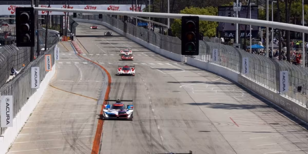 BMW M Hybrid V8 Secures Pole Hat-Trick and First Podium Finish of IMSA Season in Long Beach