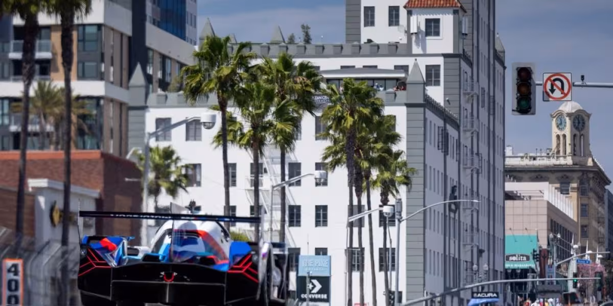 BMW M Hybrid V8 Secures Pole Hat-Trick and First Podium Finish of IMSA Season in Long Beach