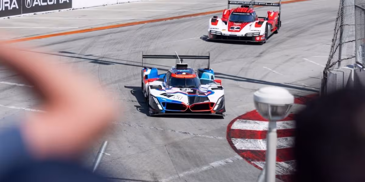 BMW M Hybrid V8 Secures Pole Hat-Trick and First Podium Finish of IMSA Season in Long Beach