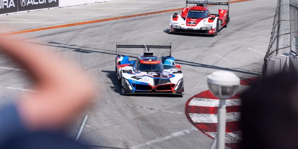 BMW M Hybrid V8 Secures Pole Hat-Trick and First Podium Finish of IMSA Season in Long Beach