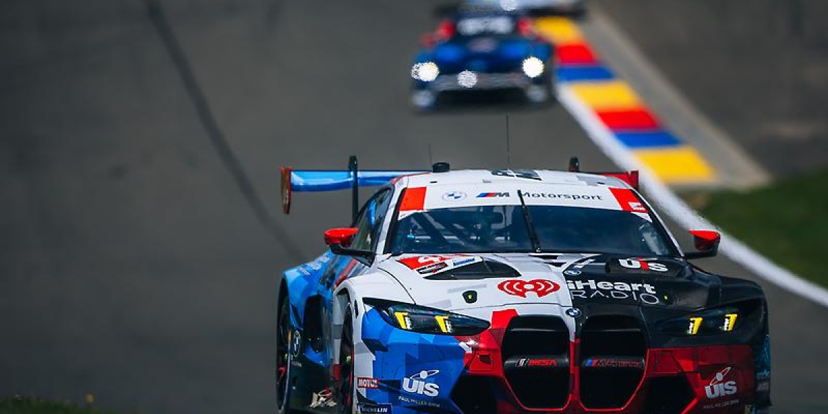 BMW M4 GT3 EVO celebrates its first win of the season at the Six Hours of the Glen