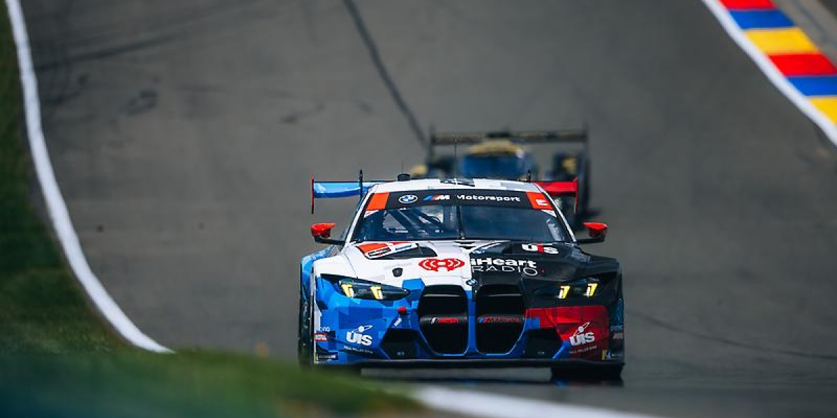 BMW M4 GT3 EVO celebrates its first win of the season at the Six Hours of the Glen
